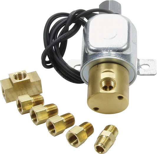 Line Lock - 1/8 in NPT Inlet - 1/8 in NPT Outlet - Brake Solenoid / Fittings - Universal - Kit