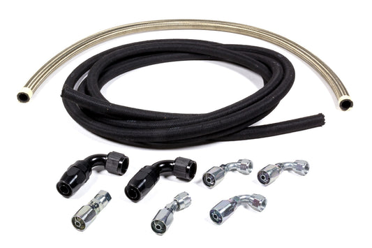 Power Steering Hose Kit - Hose Ends - Bell Housing Mounted Pump - Steering Box - Kit