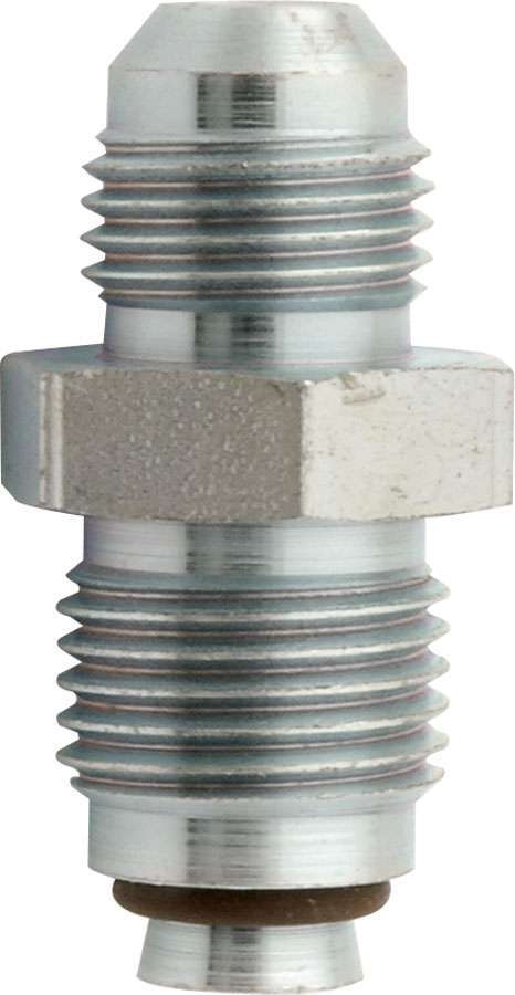 Fitting - Adapter - Straight - 6 AN Male to 16 mm x 1.50 Male O-Ring - Steel - Cadmium - Power Steering Systems - Each