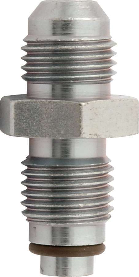 Fitting - Adapter - Straight - 6 AN Male to 14 mm x 1.50 Male O-Ring - Steel - Zinc Oxide - Power Steering Systems - Each