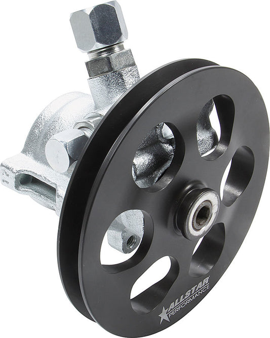 Power Steering Pump - GM Type 2 - 3 gpm - 1300 psi - V-Belt Pulley - Steel - Zinc - Each