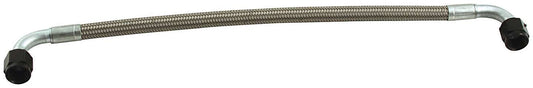 Power Steering Hose - 6 AN 90 Degree Hose Ends - 13.5 in Long - Steering Box to Pump - Sprint Car - Each