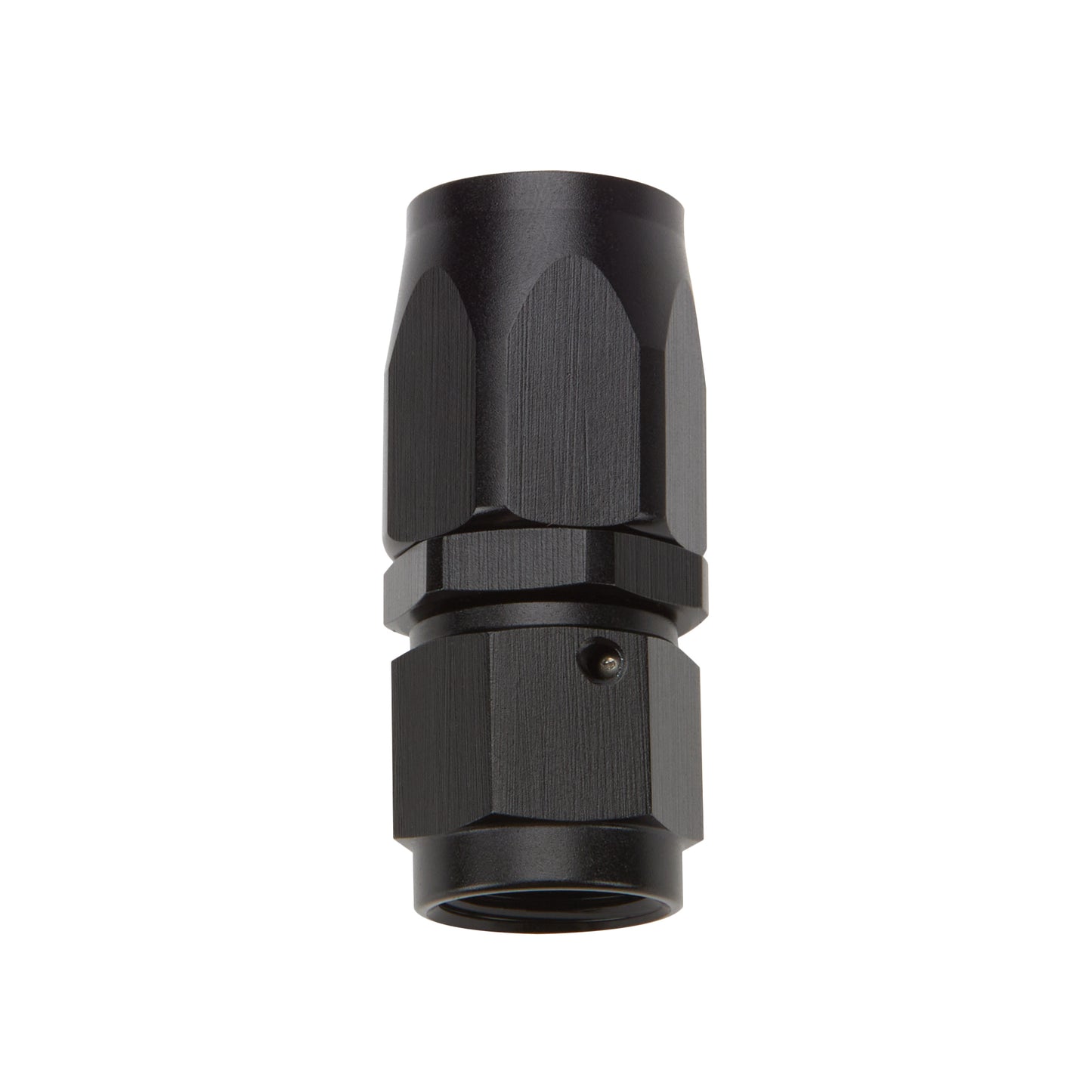 Fitting - Hose End - Straight - 10 AN Hose to 10 AN Female Swivel - Aluminum - Black Anodized - Each