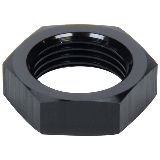 Bulkhead Fitting Nut - 12 AN - Aluminum - Black Anodized - Each