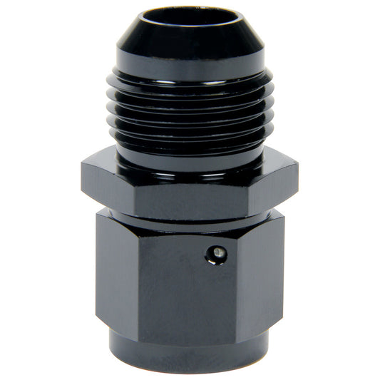 Fitting - Adapter - Straight - 3 AN Female Swivel to 4 AN Male - Aluminum - Black Anodized - Each