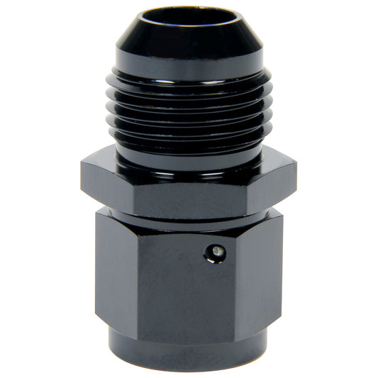 Fitting - Adapter - Straight - 8 AN Female Swivel to 10 AN Male - Aluminum - Black Anodized - Each