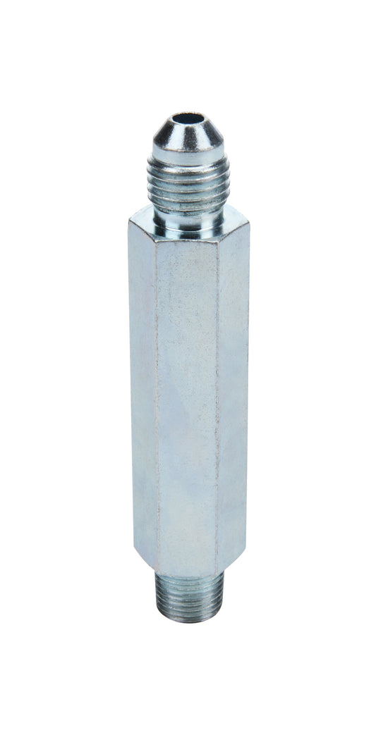 Fitting - Adapter - Straight - 4 AN Male to 1/8 in NPT Male - Steel - Zinc Oxide - Each