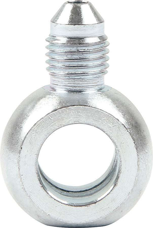 Fitting - Adapter Banjo - Straight - 3 AN Male to 7/16 in Banjo - Steel - Zinc Oxide - Pair