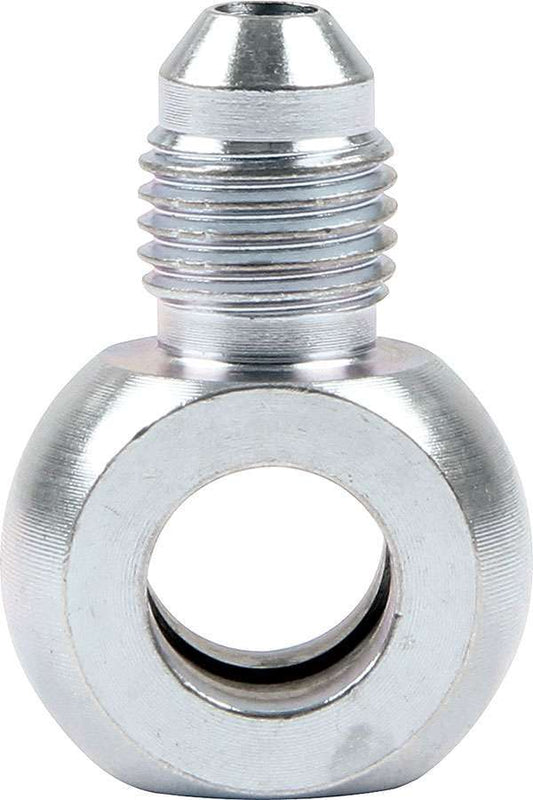 Fitting - Adapter Banjo - Straight - 4 AN Male to 10 mm Banjo - Steel - Zinc Oxide - Pair