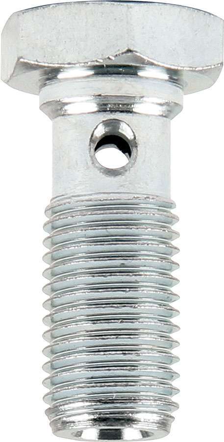Banjo Bolt - Single Banjo - 3/8-24 in Thread - Steel - Zinc Oxide - Pair