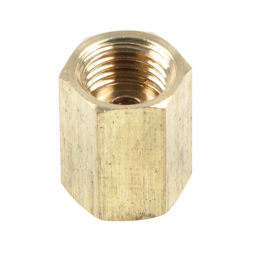 Fitting - Adapter - Straight - Dual 3/8-24 in Inverted Flare Female - Brass - Natural - 3/16 in Hardline - Set of 50
