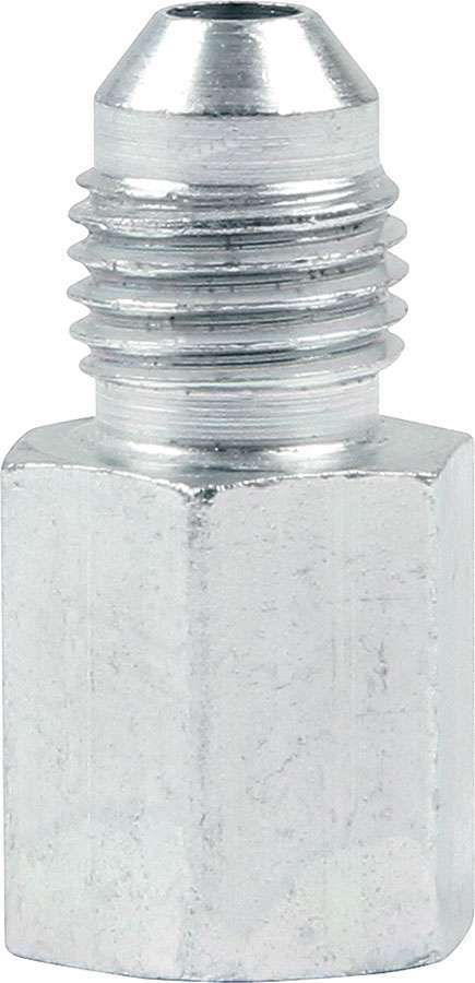 Fitting - Adapter - Straight - 1/8 in NPT Female to 3 AN Male - Steel - Zinc Oxide - Each