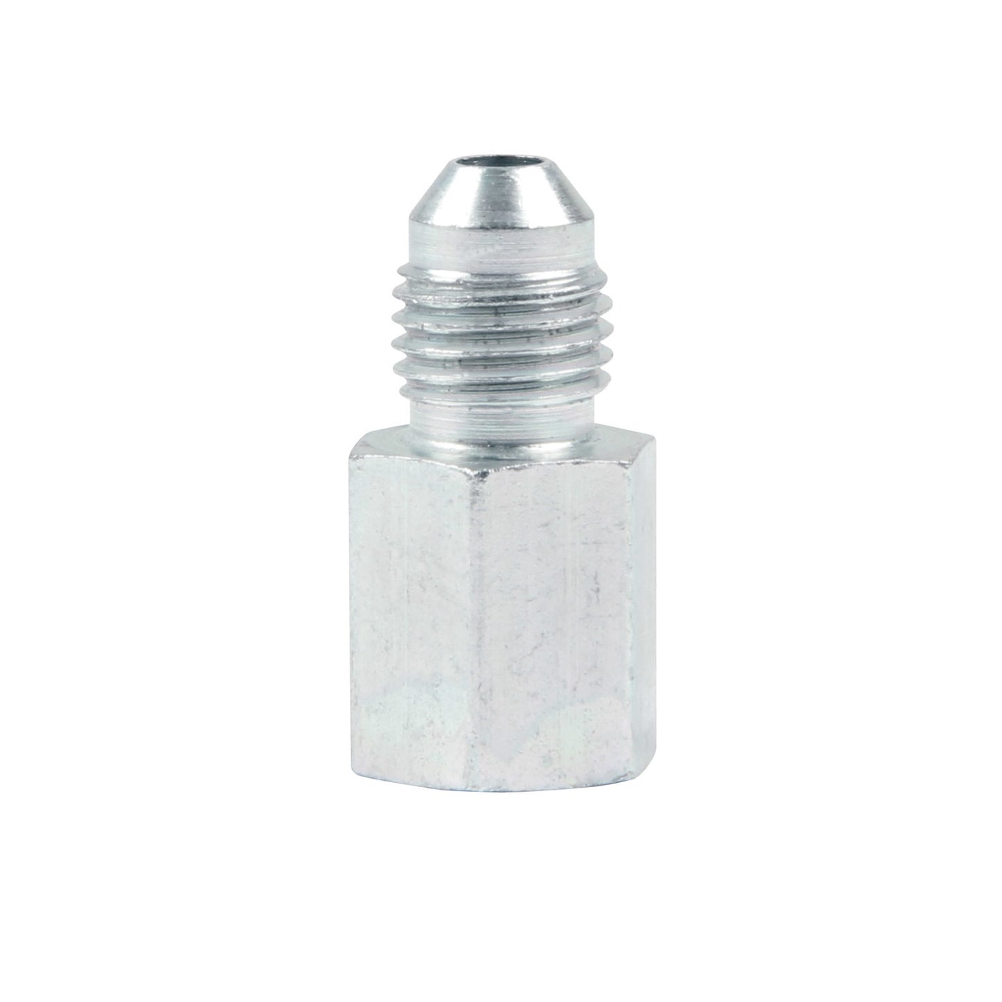 Fitting - Adapter - Straight - 1/8 in NPT Female to 4 AN Male - Steel - Zinc Oxide - Set of 50