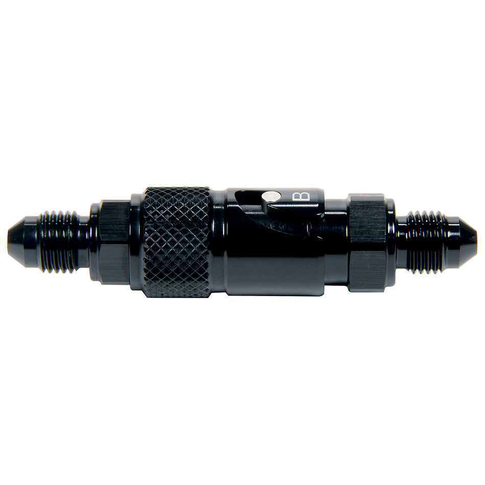 Fitting - Quick Disconnect - Both Halves to 3 AN Male - Aluminum - Black Anodized - Kit