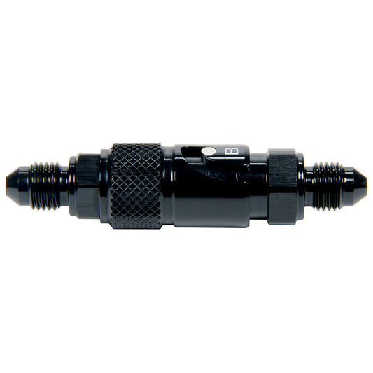Fitting - Quick Disconnect - Both Halves to 3 AN Male - Aluminum - Black Anodized - Kit