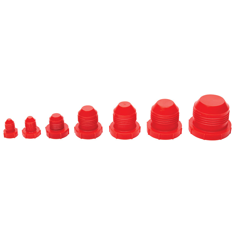 AN Dust Plug - 3 AN-16 AN - Plastic - Red - Kit