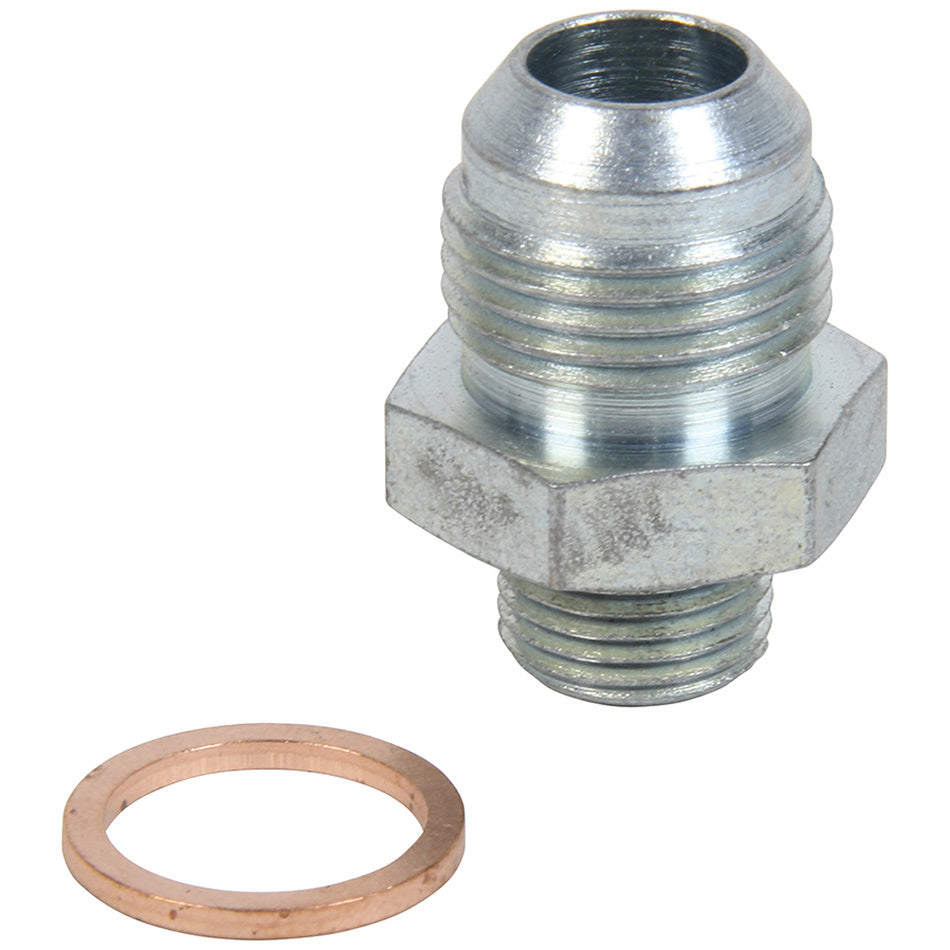 Fitting - Adapter - Straight - 10 AN Male to 5/8-18 in Male - Steel - Zinc Oxide - Each