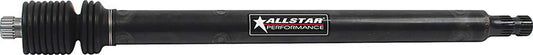 Steering Shaft - Collapsible - 24-1/2 in Long - 3/4-20 Spline - Collapses 7 in - Steel - Black Paint - Universal - Each
