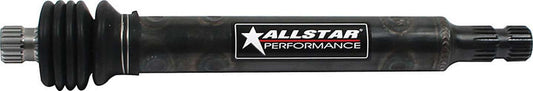 Steering Shaft - Collapsible - 13-1/2 in Long - 3/4-20 Spline - Collapses 3 in - Steel - Black Paint - Universal - Each