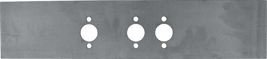 Floor Pedal Plate - 23 in Wide - 5 in Tall - 1/8 in Thick - Steel - Natural - Each
