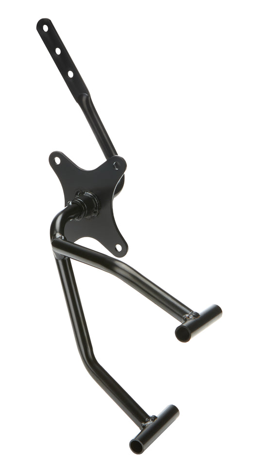 Pedal Assembly - Gas - Straight Foot Box Mount - Tubular - Steel - Black Powder Coat - Universal - Each