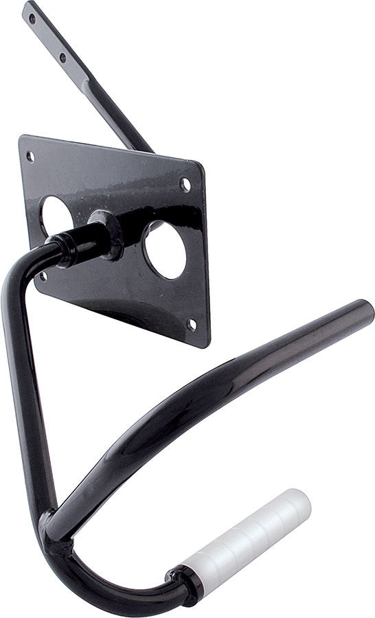 Pedal Assembly - Roller - Gas - Straight Foot Box Mount - Tubular - Steel - Black Powder Coat - Universal - Each