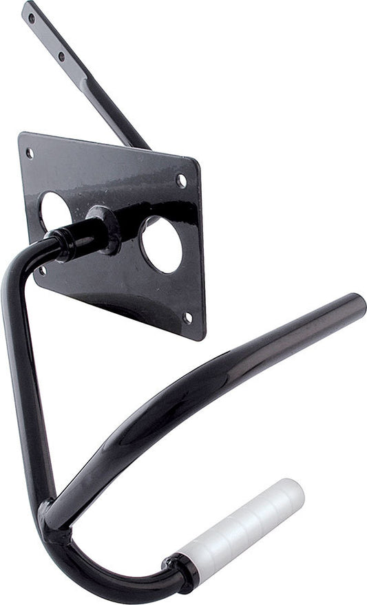 Pedal Assembly - Roller - Gas - Straight Foot Box Mount - Tubular - Steel - Black Powder Coat - Universal - Each