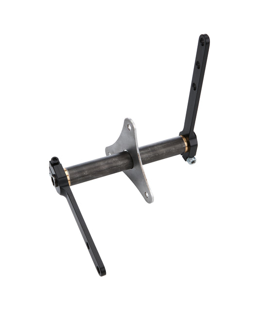 Pedal Assembly - Throttle Shaft - Hardware Included - Aluminum / Steel - Natural / Black Anodized - Each