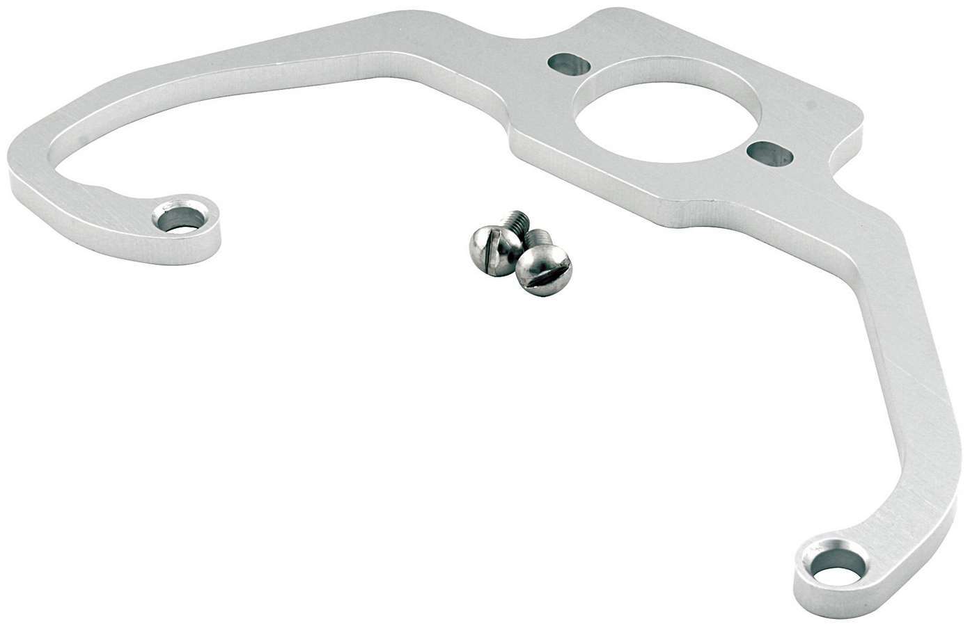 Fuel Pressure Regulator Bracket - Single Regulator - Aluminum - Natural - Holley Regulator - Square Bore - Each