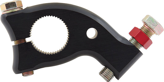 Torsion Arm Stop - 2 in Split - Hardware Included - Aluminum - Black Anodized - Sprint Car - Each