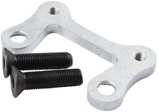 Brake Caliper Bracket - Front - Driver Side - Aluminum - Natural - 10-7/8 in Rotor - 3-1/4 in Lug Mount Calipers - Sprint Car Spindles - Each