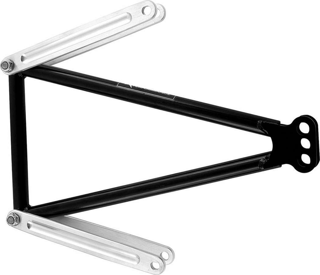 Jacobs Ladder - Compact - Adjustable - 12-1/4 in Long - Hardware / Straps - Chromoly - Black Paint - Sprint Car - Kit