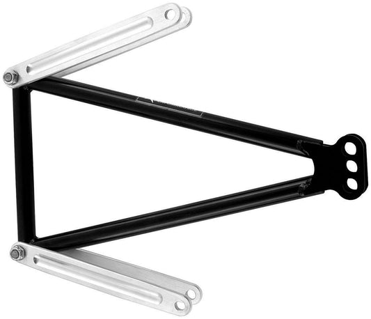 Jacobs Ladder - Small - Adjustable - 13-1/4 in Long - Hardware / Straps - Chromoly - Black Paint - Sprint Car - Kit