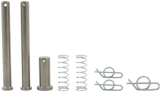 Jacobs Ladder Pin - 1/2 in Diameter - 1-1/2 in Long - Clips / Springs - Titanium - Natural - Sprint Car - Kit