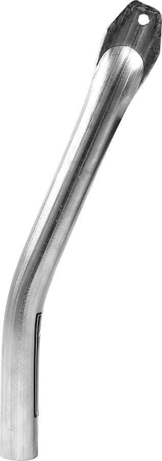 Wing Post - Front - Bent - 13.5 in Long - 1 in OD - Titanium - Natural - Sprint Car - Each