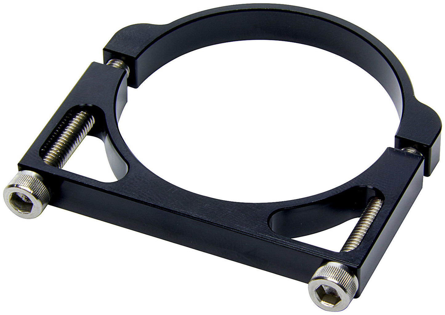 Knee Guard Mount - Clamp-On - Hardware Included - Aluminum - Black Anodized - Sprint Car - Each