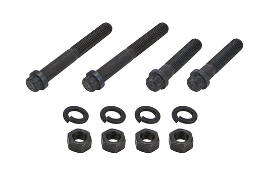 Spindle Hardware - 7/16-20 Thread - Two 3-1/4 in Bolts - Two 2 in Long Bolts - 12 Point Head - Lock Washers / Nuts Included - Steel - Black Oxide - Kit