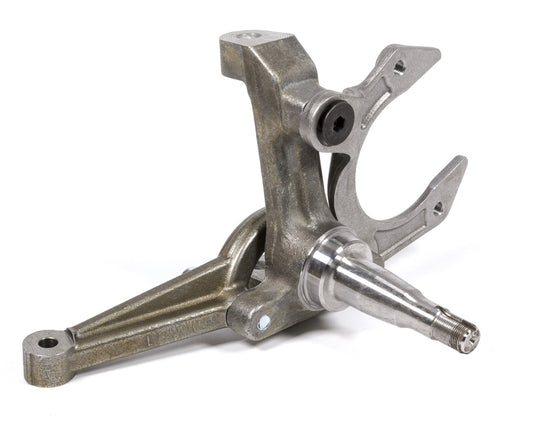 Spindle - Stock Pin Height - Driver Side - Steering Arm / Caliper Bracket Included - Forged Steel - Natural - GM Metric - Each