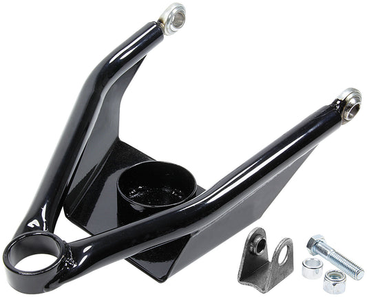 Control Arm - Tubular - Round Tube - 3/4 in Rod End - Passenger Side - Lower - Press-In Ball Joint - Steel - Black Powder Coat - GM X-Body 1968-74 - Each