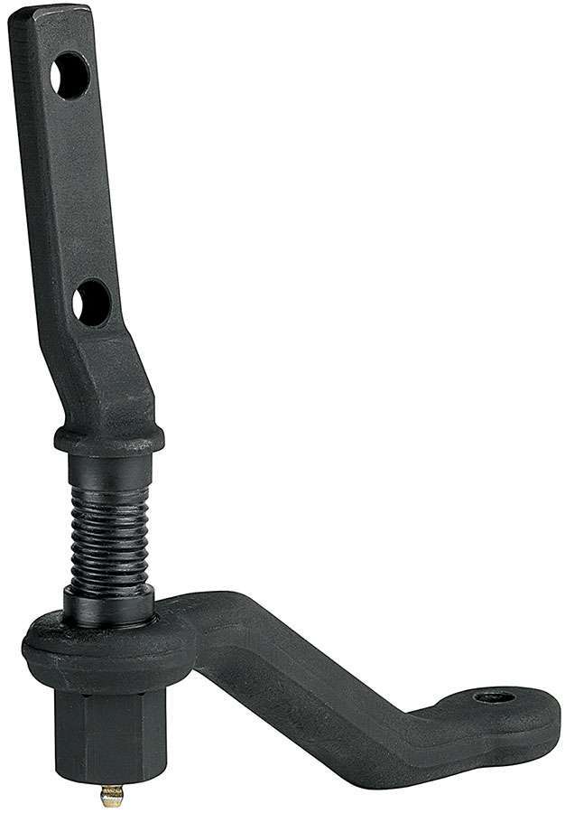 Idler Arm - Adjustable - 1.500 in/ft Taper - Forged Steel - Black Paint - GM A-Body / G-Body 1978-88 - Each