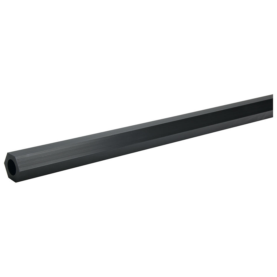 Suspension Tube - 1-1/8 in Hex - 72 in Long - Unthreaded - Aluminum - Black Anodized - Each