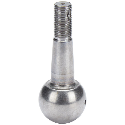 Ball Joint Stud - 1.500 in/ft Taper - 2.5 in Long - Standard Length - 1.5 in Ball - 9/16-18 in Thread - Steel - Natural - Each