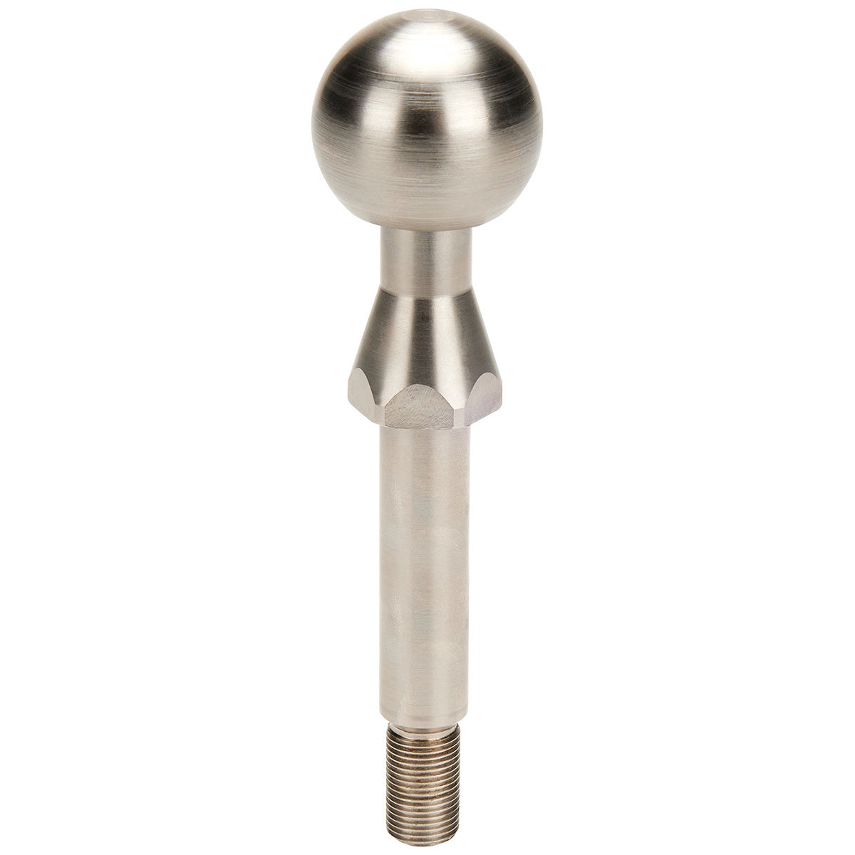 Ball Joint Stud - 1 in to 2 in - 5.85 in Long - 1.5 in Ball - 5/8-18 in Thread - Steel - Natural - Each