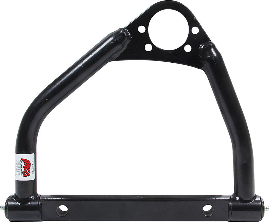 Control Arm - Tubular - Driver Side - Upper - 8.500 in Long - IMCA Approved - Aluminum / Steel - Black Powder Coat - Universal - Each