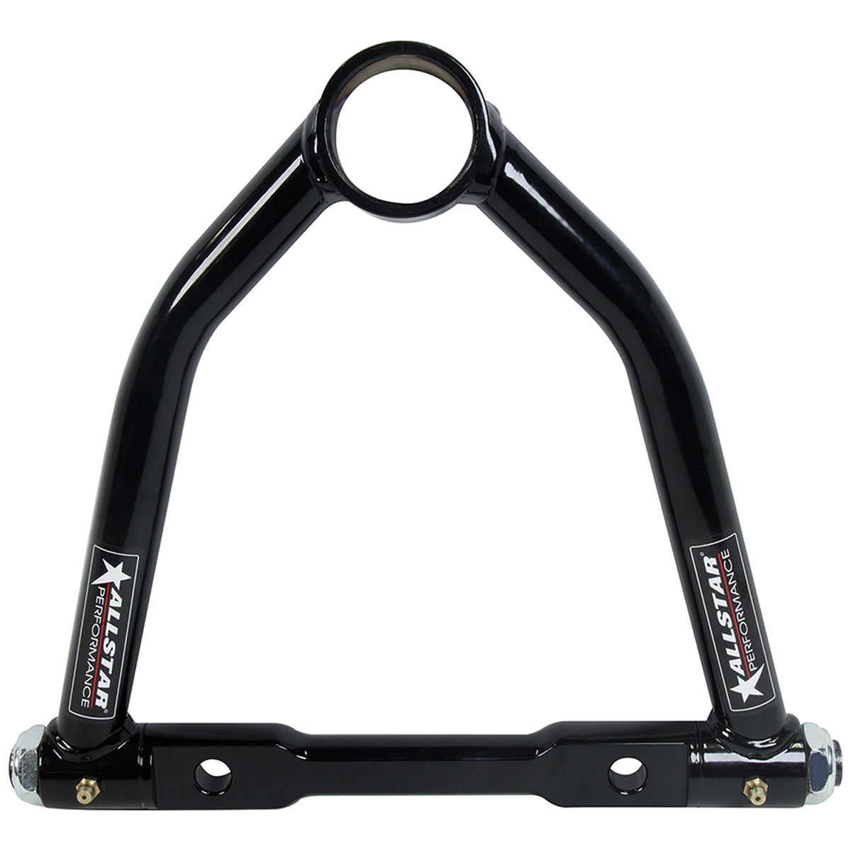 Control Arm - Tubular - Upper - 7.000 in Long - 10 Degree Screw-In Ball Joint - Aluminum / Steel - Black Powder Coat - Universal - Each