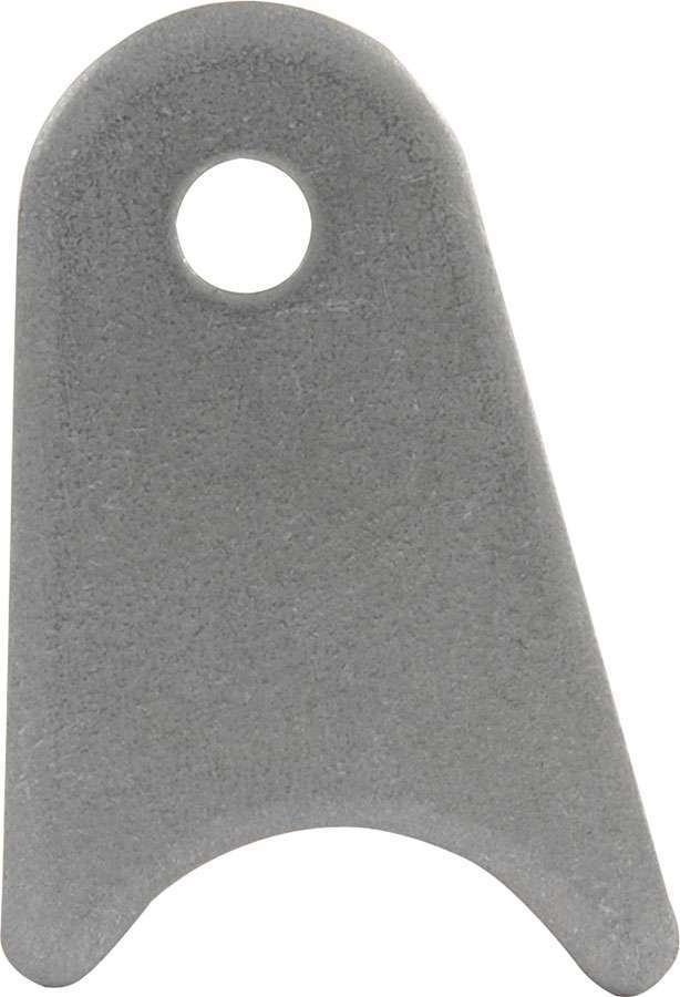 Chassis Tab - Radius - 1/2 in Mounting Hole - 3/16 in Thick - Steel - Natural - Set of 25