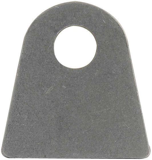 Chassis Tab - Flat - 1/2 in Mounting Hole - 1/8 in Thick - Steel - Natural - Set of 4
