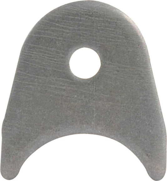 Chassis Tab - Radius - 1/4 in Mounting Hole - 1/8 in Thick - Steel - Natural - Set of 4