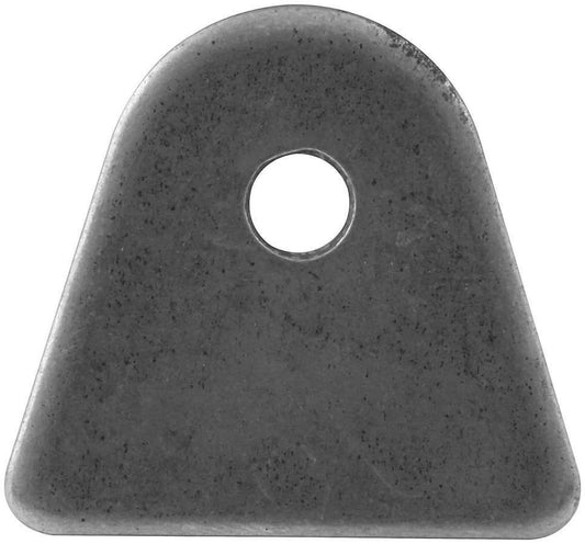 Chassis Tab - Flat - 1/4 in Mounting Hole - 1/8 in Thick - Steel - Natural - Set of 4
