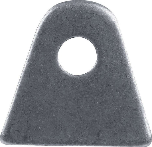 Chassis Tab - Flat - 3/8 in Mounting Hole - 1/8 in Thick - Steel - Natural - Set of 4